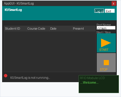 KUSmartLog RFID Attendance Monitoring System